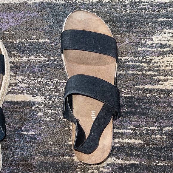 Black platform sandals - Picture 2 of 4